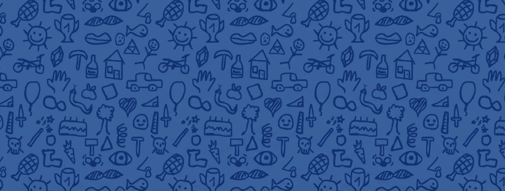 Dharmik Gohil Portfolio - Behind the scenes blue abstract doodle background pattern